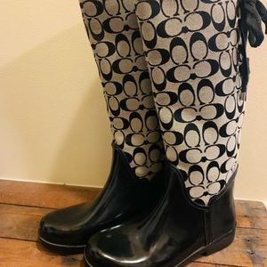 Woman’s Coach Rain Boot